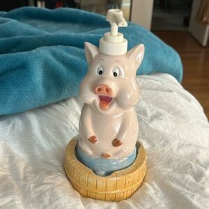 Allure 1999 Vintage Two Piece Pig Soap Dispenser